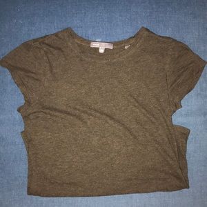 VINCE Scoop Collar Tee